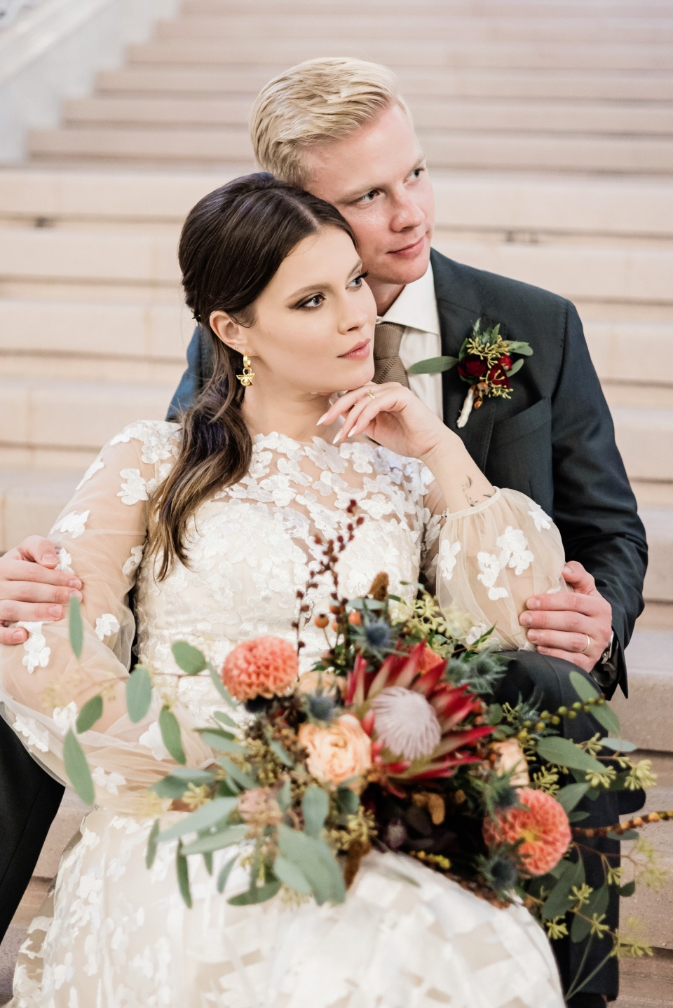 Kori and Jon's Hungarian-English wedding ceremony | Cosmo Hotel Suites&Spa Budapest