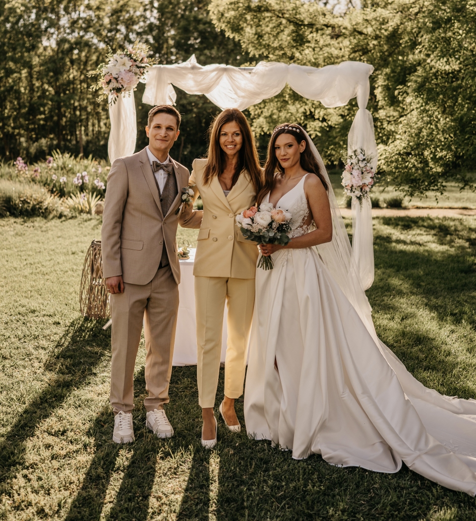 Tami and Gergő's wedding ceremony | Balogh-Eszterházy Castle, Billegpuszta