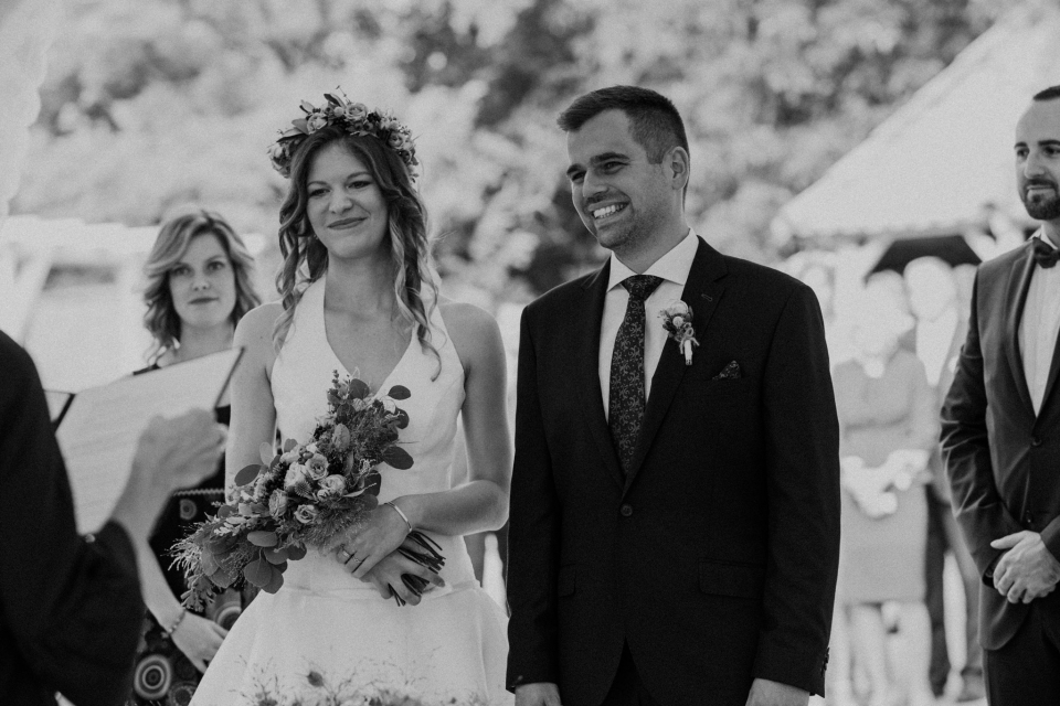 Edit és Laci esküvői szertartása | Fairy on canvas | Egy Csipet Nádas - Siófok