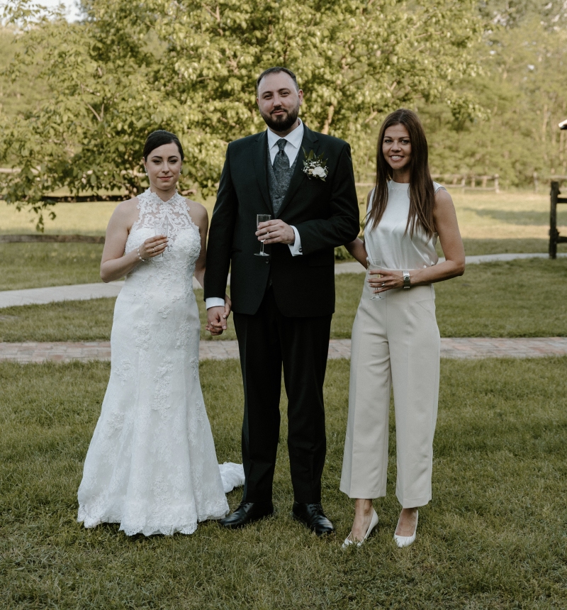 Melinda és Adrián | Esküvői koordináció a szertartásvezetés mellett | Lantai Birtok Nagykőrös