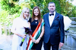 Marianna és Zoli esküvői szertartása a Writer's Villában