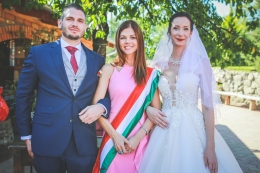 Katica és Gábor esküvői szertartása Törökbálinton