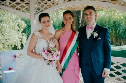 Alexandra és Viktor esküvői szertartása | Tordasi Élményfalu