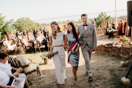 Anna és Zoli esküvői szertartása | Alsóörs